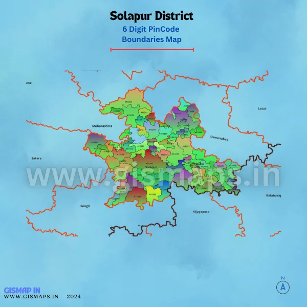 Solapur District Pincode Maps